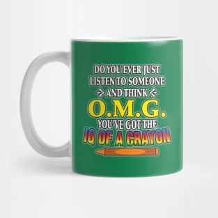 IQ of a Crayon Mug